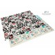 Bocioland - Covoras de joaca City Pliabil Protectie impotriva loviturilor Dimensiune mare 200 x 150 cm Cu Imprimeu pe ambele par