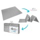 Bocioland - Covoras de joaca Honeycomb Pliabil Protectie impotriva loviturilor Dimensiune mare 200 x 150 cm Cu Imprimeu pe ambel