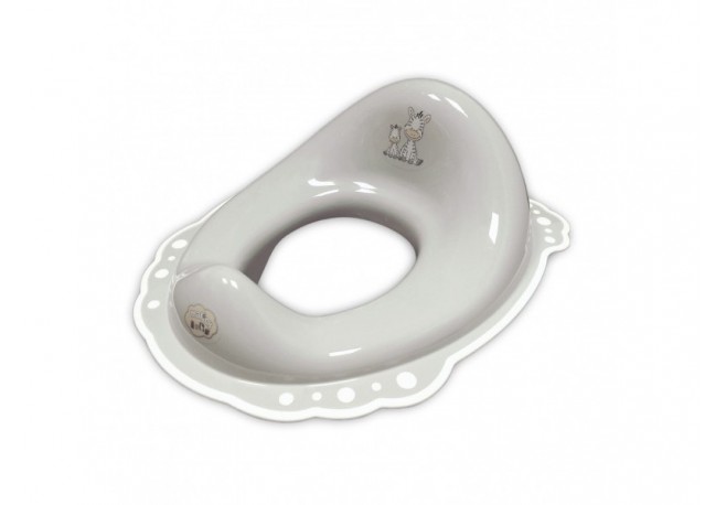 Reductor wc copii MyKids Zebra Gri Alb antialunecare