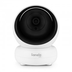 Lionelo - Videofon Babyline 8.3 Cu termometru Cu melodii Comunicare in 2 sensuri Rotire 360 grade Alb