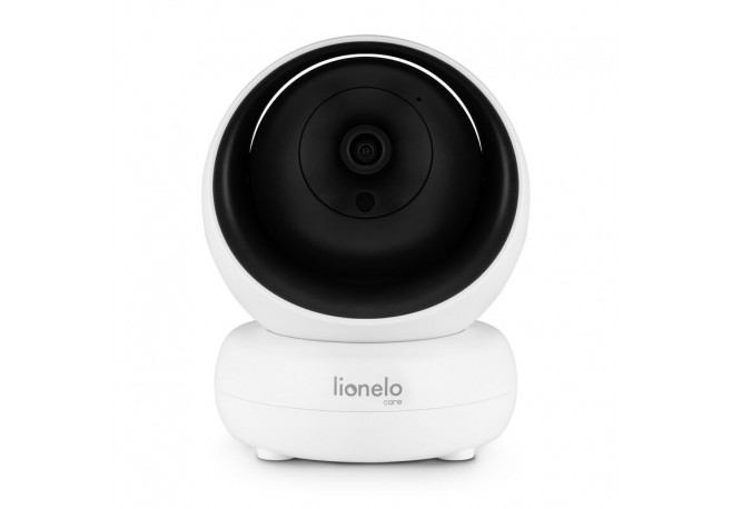 Lionelo - Videofon Babyline 8.3 Cu termometru Cu melodii Comunicare in 2 sensuri Rotire 360 grade Alb