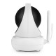 Lionelo - Videofon Babyline 8.3 Cu termometru Cu melodii Comunicare in 2 sensuri Rotire 360 grade Alb