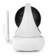 Lionelo - Videofon Babyline 8.3 Cu termometru Cu melodii Comunicare in 2 sensuri Rotire 360 grade Alb