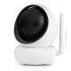 Lionelo - Videofon Babyline 8.3 Cu termometru Cu melodii Comunicare in 2 sensuri Rotire 360 grade Alb