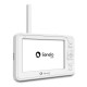 Lionelo - Videofon Babyline 8.3 Cu termometru Cu melodii Comunicare in 2 sensuri Rotire 360 grade Alb