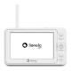 Lionelo - Videofon Babyline 8.3 Cu termometru Cu melodii Comunicare in 2 sensuri Rotire 360 grade Alb