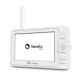 Lionelo - Videofon Babyline 8.3 Cu termometru Cu melodii Comunicare in 2 sensuri Rotire 360 grade Alb
