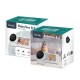 Lionelo - Videofon Babyline 8.3 Cu termometru Cu melodii Comunicare in 2 sensuri Rotire 360 grade Alb