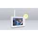 Lionelo - Videofon Babyline 8.3 Cu termometru Cu melodii Comunicare in 2 sensuri Rotire 360 grade Alb