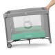 Lionelo - Tarc de joaca Pliabil Include covor educational incorporat cu 4 jucarii Velcro si geanta de transport Cu roti si inchi