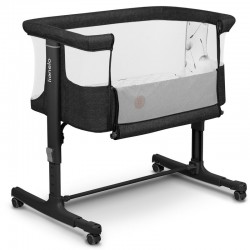 Lionelo - Patut co-sleeper 3 in 1 Aurora Cu leganare si setare unghiulara Include saltea cu densitate T25 si geanta transport Re