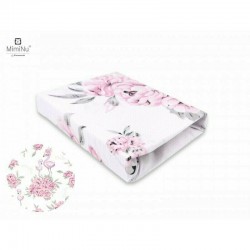 Miminu - Cearceaf cu elastic pentru patut leagan sau patut co-sleeper Dimensiune 90x40 cm Din bumbac certificat Oeko Tex Standar