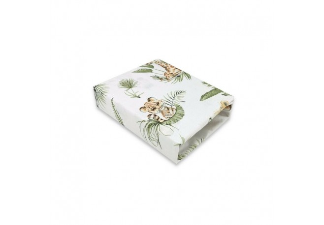 Qmini - Cearceaf cu elastic pentru patut co-sleeper Theo Dimensiune 85 x 46 cm Din bumbac certificat Oeko Tex Standard 100 Safar