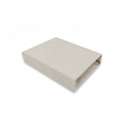Qmini - Cearceaf cu elastic pentru patut co-sleeper Theo Dimensiune 85 x 46 cm Din bumbac certificat Oeko Tex Standard 100 Beige