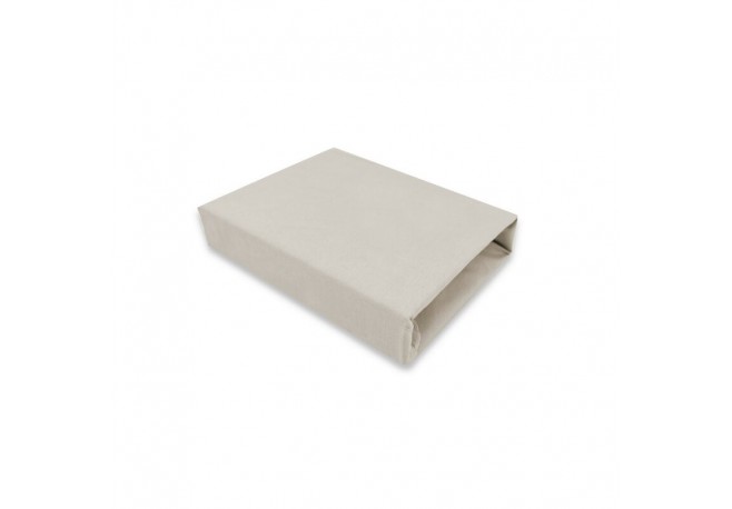 Qmini - Cearceaf cu elastic pentru patut co-sleeper Theo Dimensiune 85 x 46 cm Din bumbac certificat Oeko Tex Standard 100 Beige