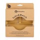 Petite&Mars - Farfurie compartimentata Take&Match Rotunda Cu ventuza si 3 compartimente Silicon Fara BPA 500 ml 6 luni+ Galben