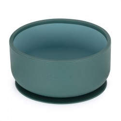 Petite&Mars - Bol Take&Match Cu ventuza Silicon Fara BPA 450 ml 6 luni+ Verde