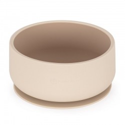 Petite&Mars - Bol Take&Match Cu ventuza Silicon Fara BPA 450 ml 6 luni+ Bej