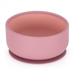 Petite&Mars - Bol Take&Match Cu ventuza Silicon Fara BPA 450 ml 6 luni+ Roz