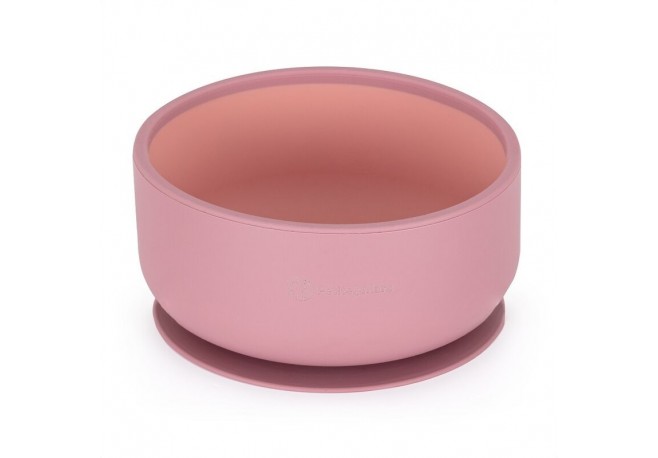 Petite&Mars - Bol Take&Match Cu ventuza Silicon Fara BPA 450 ml 6 luni+ Roz