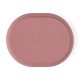 Petite&Mars - Farfurie compartimentata Take&Match Ovala Cu ventuza si 3 compartimente Silicon Fara BPA 630 ml 6 luni+ Roz