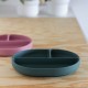 Petite&Mars - Farfurie compartimentata Take&Match Ovala Cu ventuza si 3 compartimente Silicon Fara BPA 630 ml 6 luni+ Roz