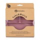 Petite&Mars - Farfurie compartimentata Take&Match Rotunda Cu ventuza si 3 compartimente Silicon Fara BPA 500 ml 6 luni+ Roz