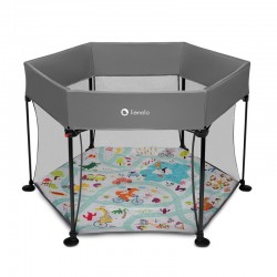 Lionelo - Tarc de joaca Roel Pliere ultra-compacta Conform cu standardul europeane de securitate EN12227 Multicolor