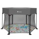 Lionelo - Tarc de joaca Roel Pliere ultra-compacta Conform cu standardul europeane de securitate EN12227 Multicolor