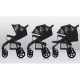 Lionelo - Carucior sport Annet Plus Editie limitata De la nastere Cu accesorii si capotina XXL reglabila 0 - 22 Kg Conform cu st