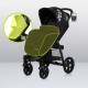 Lionelo - Carucior sport Annet Plus Editie limitata De la nastere Cu accesorii si capotina XXL reglabila 0 - 22 Kg Conform cu st