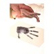 Petite&Mars - Set amprente mulaj cu cerneala pentru 20 de amprente manuta sau piciorus Non-toxic Baby Dab Albastru/Gri