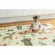 Covoras de joaca Magic Friends Cu doua fete Pliabil Protectie impotriva loviturilor Dimensiune mare 200 x 150 cm Cu Imprimeu pe 