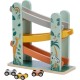 Pista de masini Din lemn Cu 3 masinute incluse 26.9 x 23.6 x 7 cm Free2Play Safari