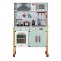Bucatarie pentru copii Mini Chef Din lemn Cu efecte de sunet si lumina Cu accesorii 70 x 30 x 104 cm Free2Play
