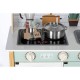 Bucatarie pentru copii Mini Chef Din lemn Cu efecte de sunet si lumina Cu accesorii 70 x 30 x 104 cm Free2Play