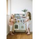 Bucatarie pentru copii Mini Chef Din lemn Cu efecte de sunet si lumina Cu accesorii 70 x 30 x 104 cm Free2Play