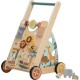 Antepremergator cu multiple activitati Din lemn My First Steps 31.8 x 26.5 x45.5 cm Free2Play Safari