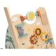 Antepremergator cu multiple activitati Din lemn My First Steps 31.8 x 26.5 x45.5 cm Free2Play Safari