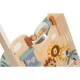 Antepremergator cu multiple activitati Din lemn My First Steps 31.8 x 26.5 x45.5 cm Free2Play Safari