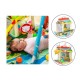 Lionelo - Salteluta interactiva Imke Cu jucarii Conform cu standardul european de securitate EN71 Multicolor