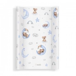 Saltea de infasat bebe cu intaritura 70x475 C009 Heaven world Blue