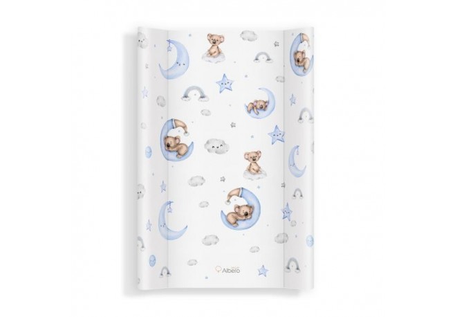 Saltea de infasat bebe cu intaritura 70x475 C009 Heaven world Blue