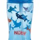 Nuby - Cana cu pai anti-alunecare Cu pai moale din silicon Din materialul ecologic tritan 360 ml 4+ ani Albastru