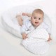 Set 3 piese Luxury Baby Nest cu doua fete Cu paturica si pernuta in forma de inima New Baby Minky Bears Pink