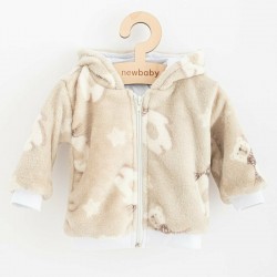 Hanorac de iarna pentru bebelusi Wellsoft Marime 56 Poliester si capsuseala din bumbac New Baby Polar Bear