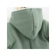 Salopeta de iarna pentru bebelusi cu gluga Marime 68 Din bumbac si elastan Cu captuseala din polar New Baby Frosty Mint