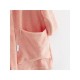 Halat de baie pentru copii Cu buzunare Cu cordon Marime 80/86 Dim bumbac 100% New Baby Comfortably pink
