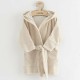 Halat de baie pentru copii Cu buzunare Cu cordon Marime 80/86 Dim bumbac 100% New Baby Comfortably beige