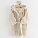 Halat de baie pentru copii Cu buzunare Cu cordon Marime 80/86 Dim bumbac 100% New Baby Comfortably beige
